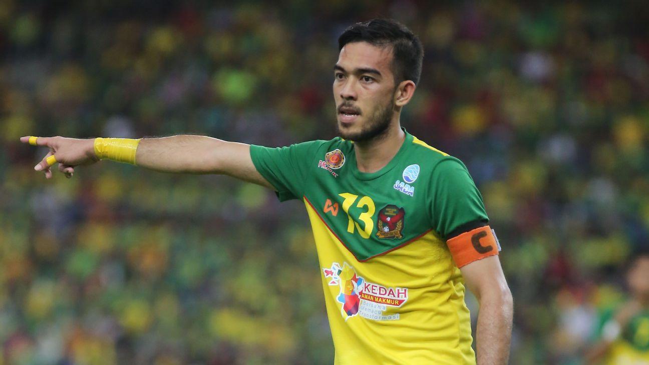 Pemain Kedah FA Khairul Helmi Johari. Copyright: ESPN