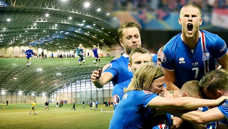 Timnas Islandia dan pengembang sepakbola usia muda di Islandia. Copyright: Istimewa