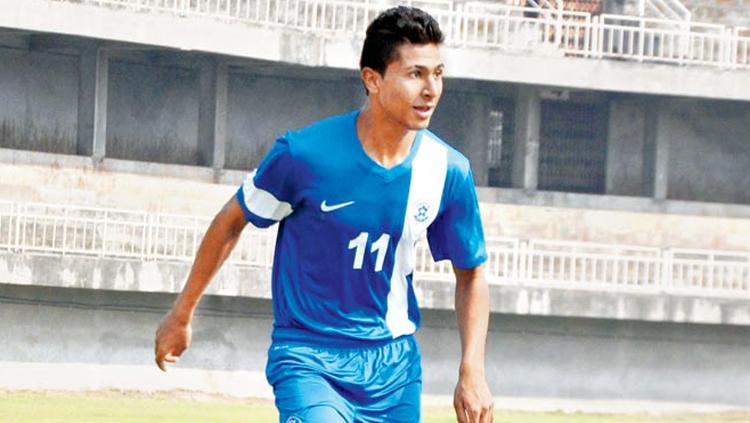 Penyerang Indian Arrows, Aniket Jadhav. Copyright: Mid-Day