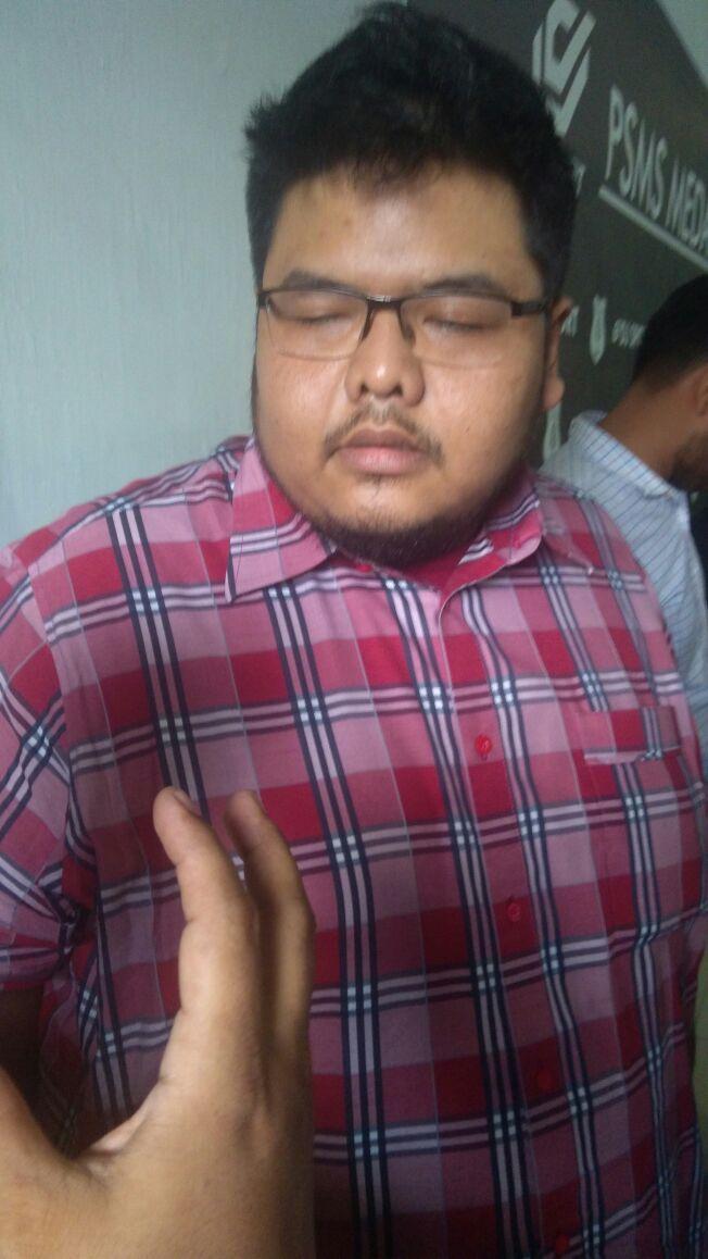 Manajer baru PSMS Medan, Tengku Edryansyah Rendy. Copyright: Kesuma Ramadhan/INDOSPORT.