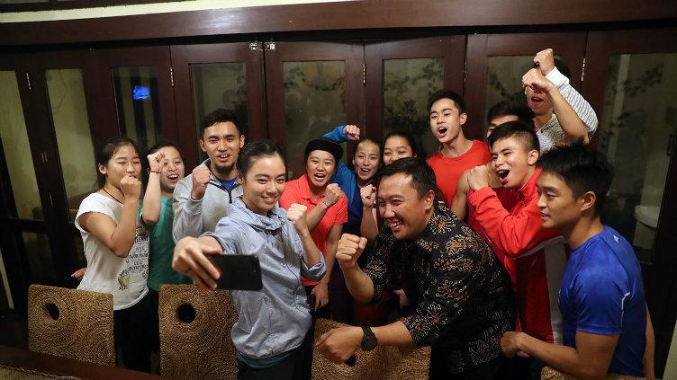 Menpora tinjau Pelatnas Wushu. Copyright: Kemenpora