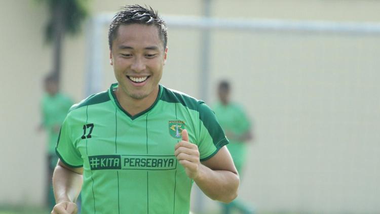 Arthur Irawan, menjalani trial bersama Persebaya. Copyright: Official Persebaya