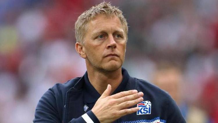 Pelatih Islandia, Heimir Hallgrimsson. Copyright: Internet