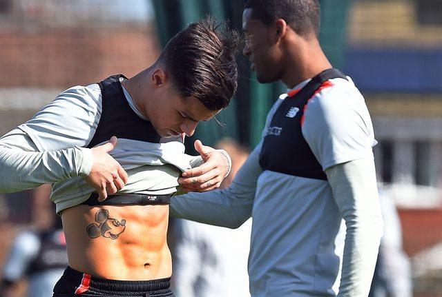 Tato Mickey Mouse milik Coutinho Copyright: foxsportsasia.com