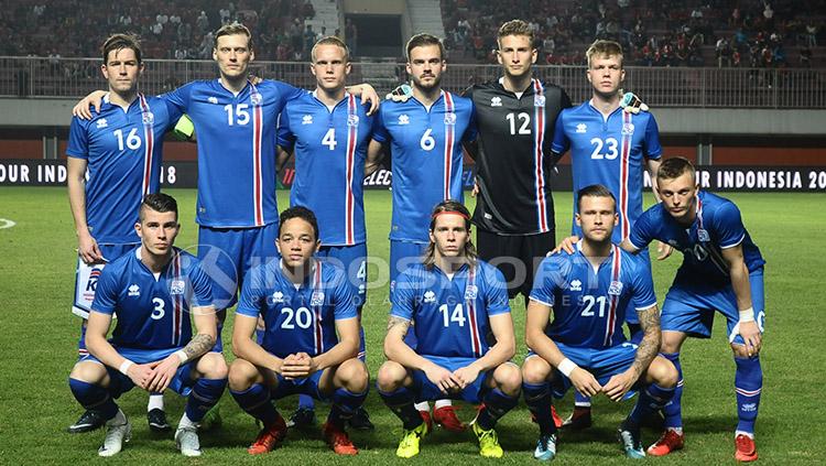 Skuat Timnas Islandia.