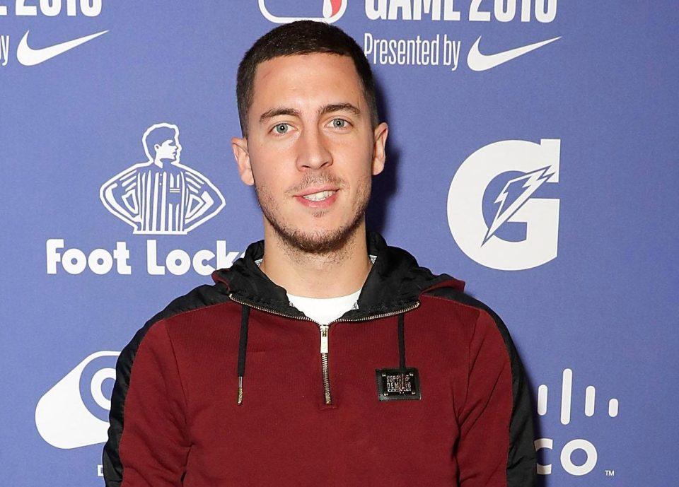 Eden Hazard hadiri NBA London Copyright: The Sun