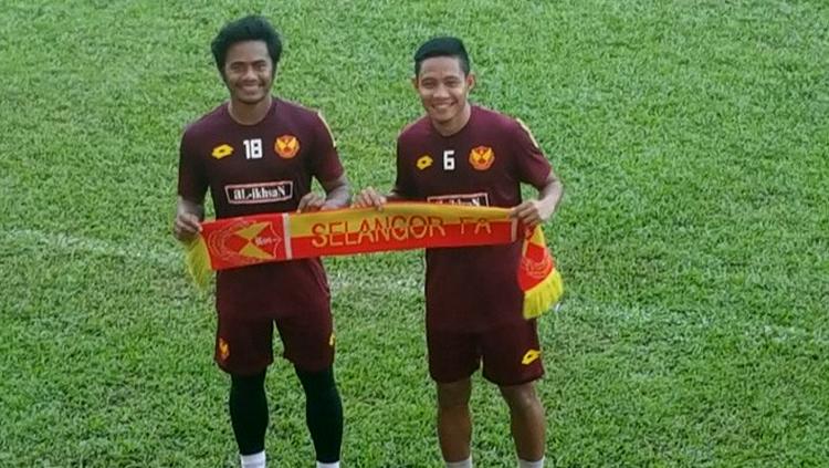 Ilham Udin dan Evan Dimas. Copyright: Evan Dimas for JawaPos