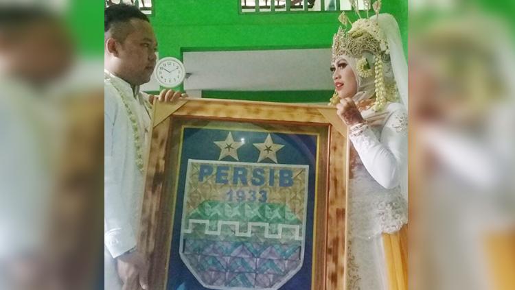 Pernikahan Bobotoh. Copyright: Instagram