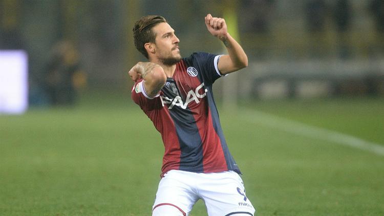 Simone Verdi merayakan golnya untuk Bologna Copyright: INTERNET