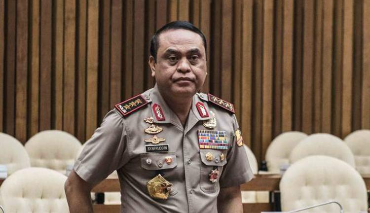 CdM Kontingen Indonesia Komjen pol Syafruddin