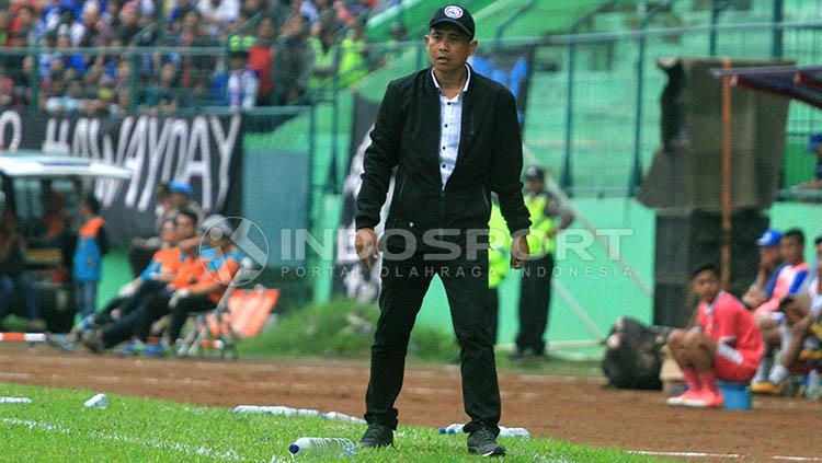 Pelatih Arema FC Joko Susilo.