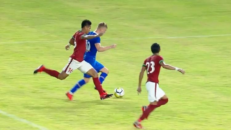 Timnas Indonesia 1-4 Islandia. Copyright: @ruvithrottir