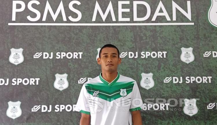 .Legimin Rahardjo dipercaya sandang ban kapten PSMS. Copyright: Kusuma Ramadhan/INDOSPORT