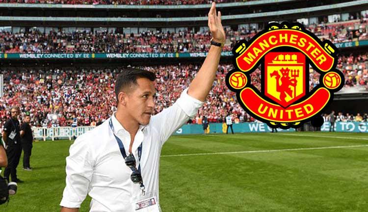 Alexis Sanchez diisukan akan segera menjadi pemain baru Manchester United. - INDOSPORT