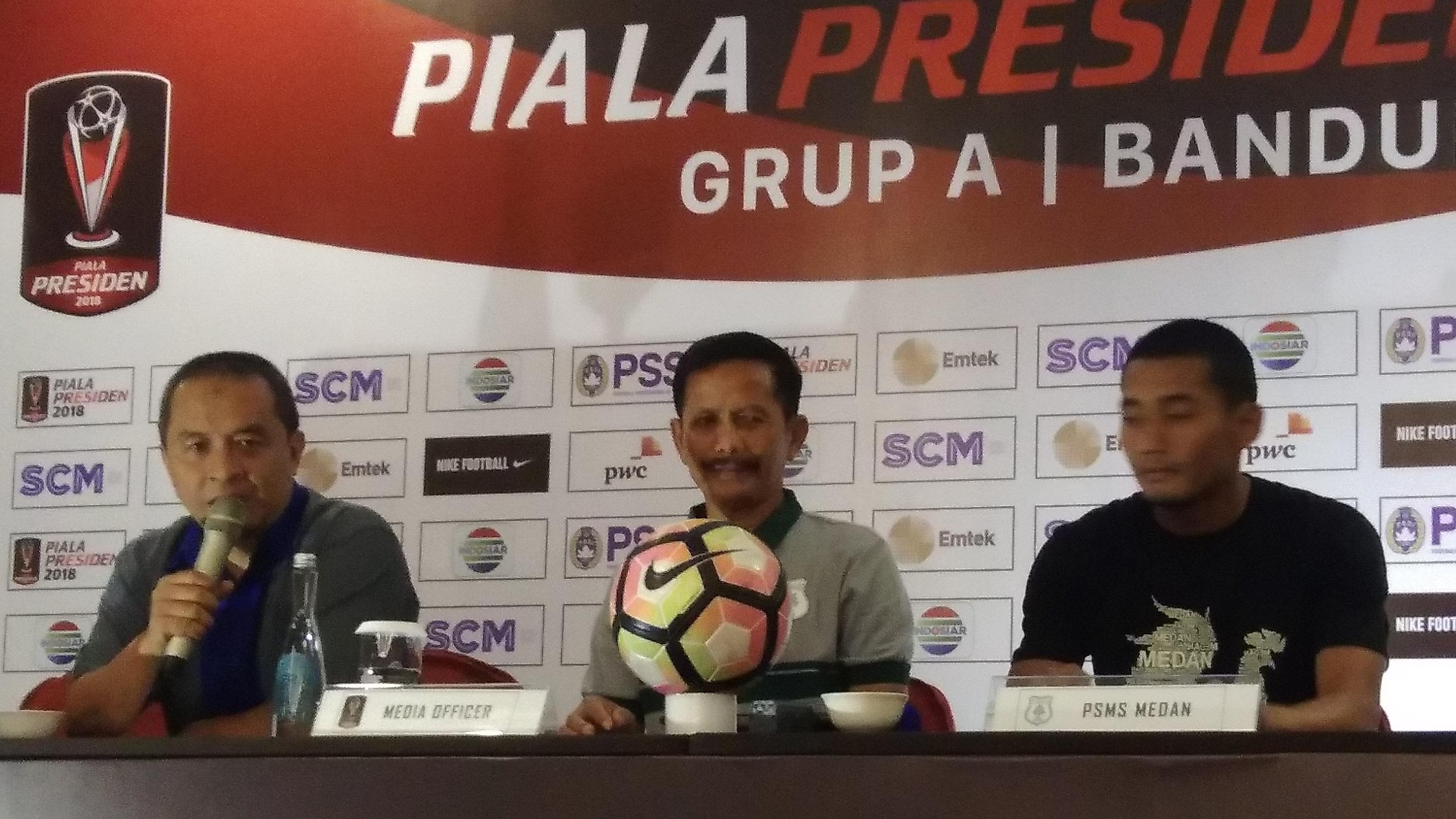 Pelatih PSMS Medan, Djajang Nurjaman Copyright: Indosport/Gita Agiet