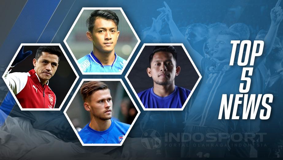 Top 5 News Senin (15/01/18) - INDOSPORT