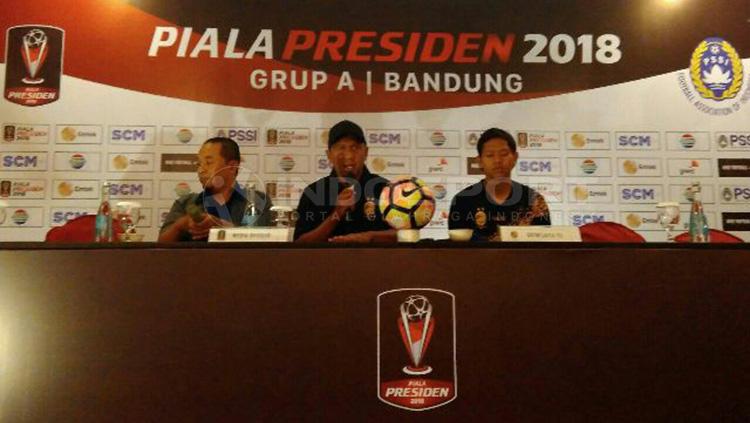 Rahmad Darmawan, saat konferensi pers Sriwijaya FC Copyright: Arif Rahman/INDOSPORT