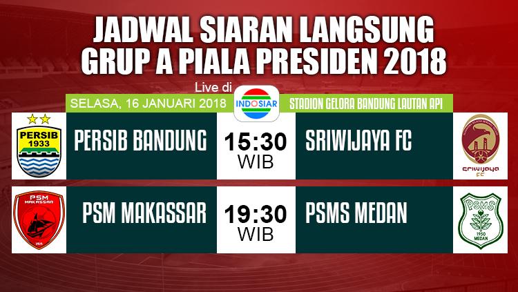 Jadwal Pembukaan Piala Presiden 2018. Copyright: Grafis: Eli Suhaeli/INDOSPORT