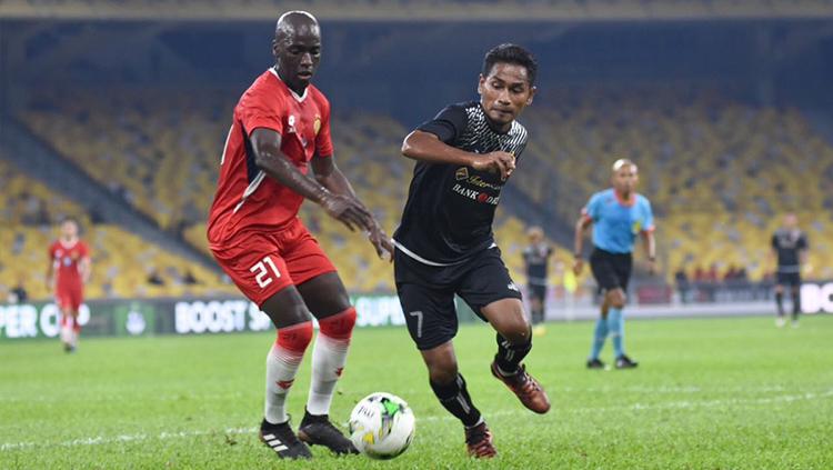 Ramdani Lestaluhu saat tampil membela Persija melawan Kelantan FA. Copyright: PERSIJA