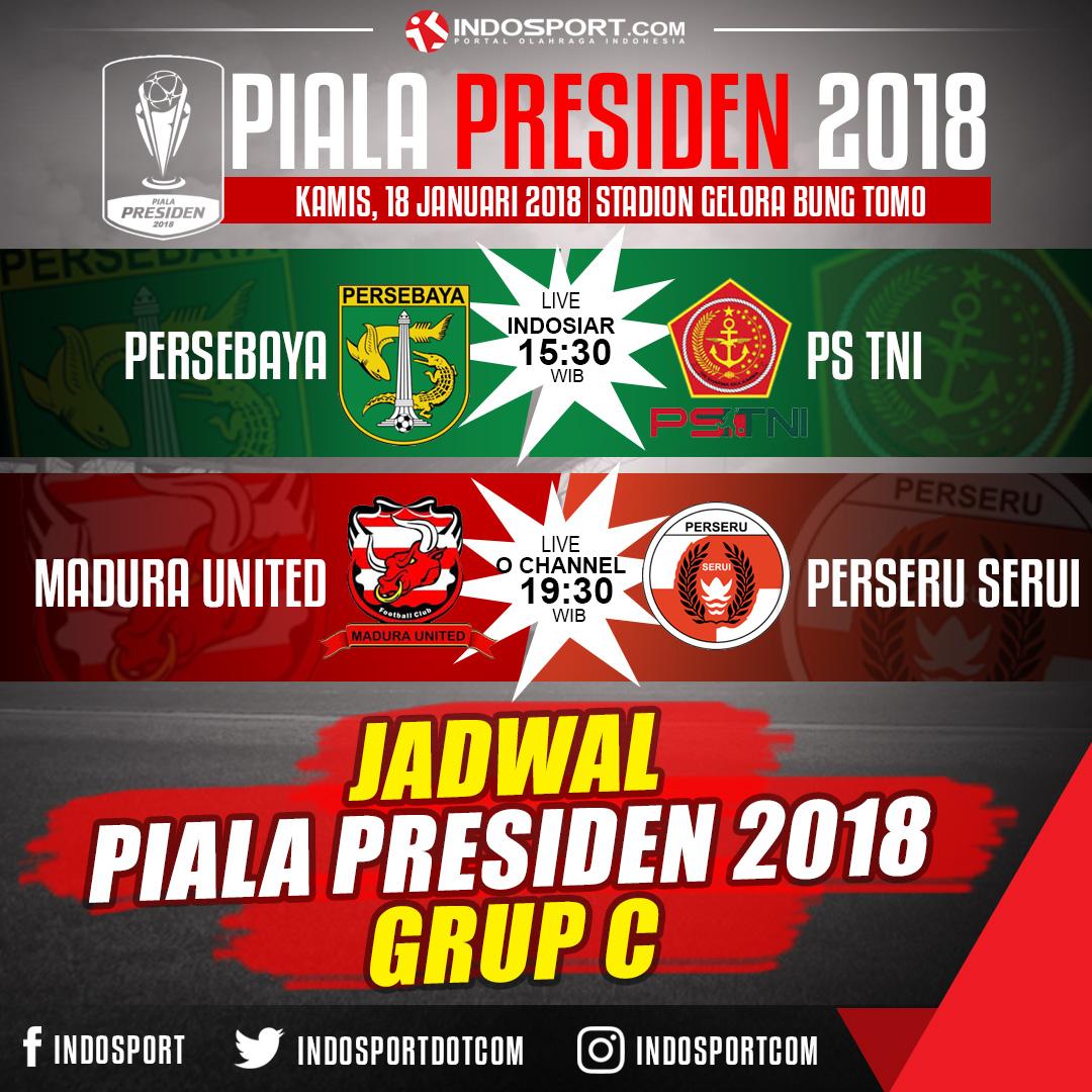 Jadwal Piala Presiden 2018 grup C. Copyright: Grafis: Eli Suhaeli/INDOSPORT