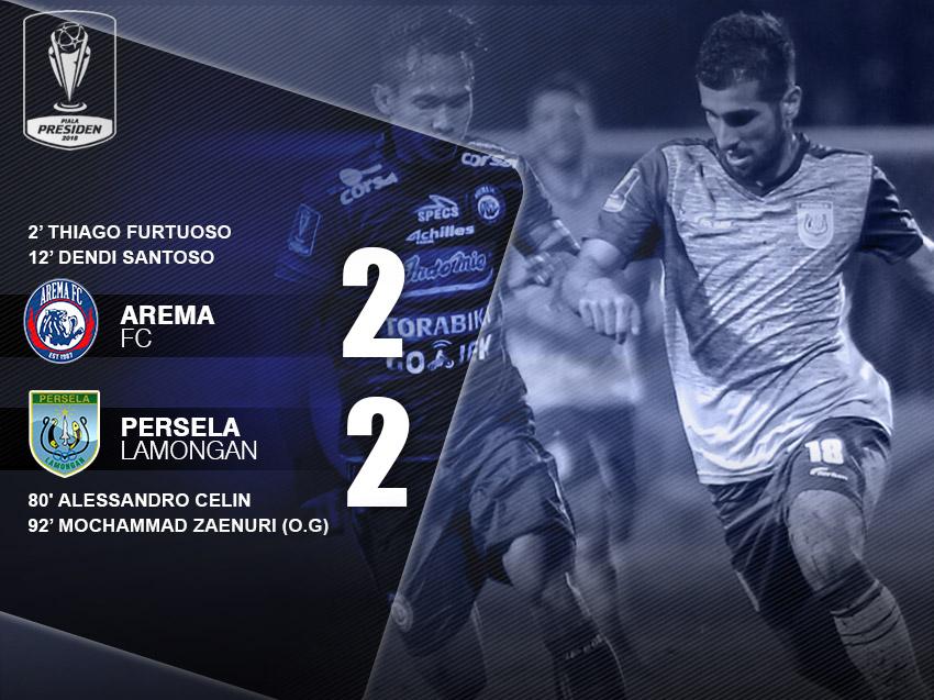 Arema FC vs Persela Lamongan Copyright: Grafis:Yanto/Indosport/Foto:perselafootball.com