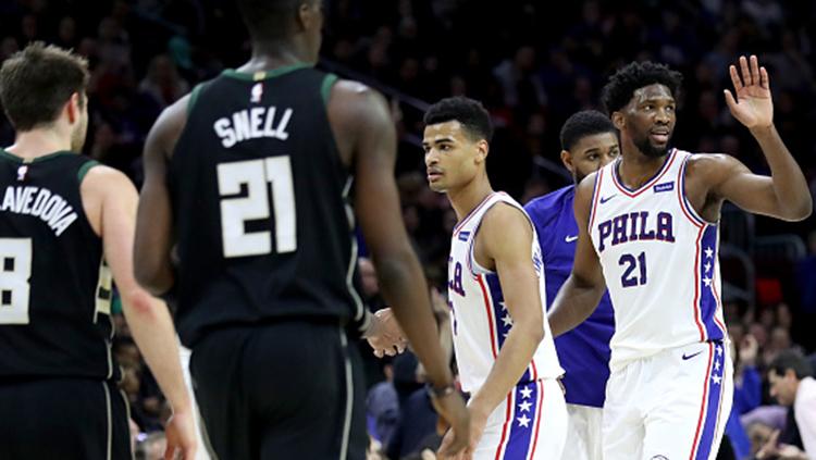 Milwaukee Bucks v Philadelphia 76ers. Copyright: INDOSPORT