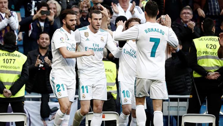 Real Madrid saat menang 7-1 melawan Deportivo La Coruna. Copyright: INDOSPORT