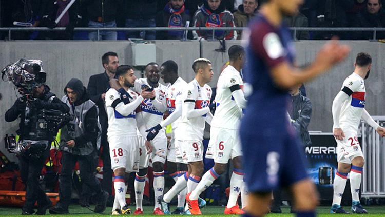 Lyon 2-1 PSG. Copyright: INDOSPORT