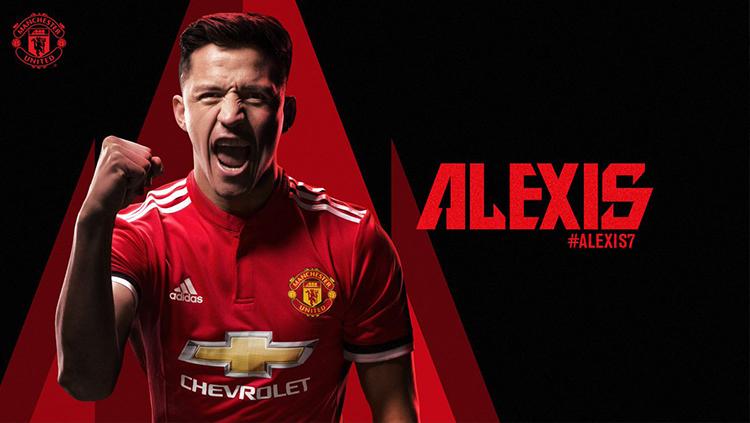 Alexis Sanchez resmi ke Man United.