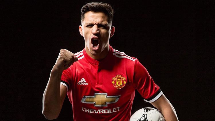 Alexis Sanchez resmi ke Man United. - INDOSPORT