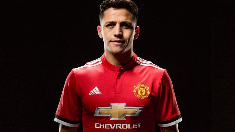 Alexis Sanchez resmi ke Man United. Copyright: Man United