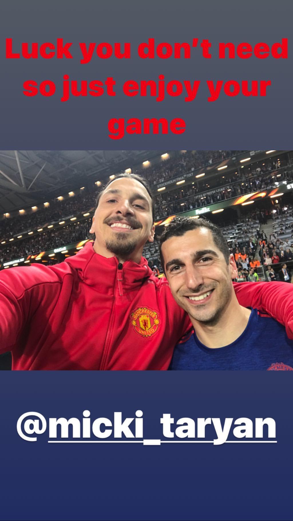 Screnshoot Ibrahimovic Copyright: Instagram