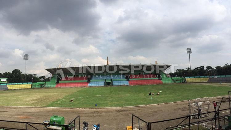 Renovasi Stadion Teladan Copyright: Kesuma Ramadhan/INDOSPORT