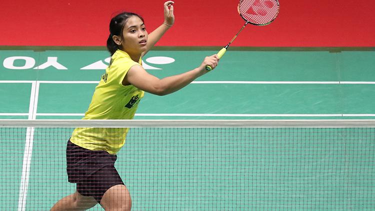 Gregoria Mariska di Indonesia Masters 2018. Copyright: Humas PBSI