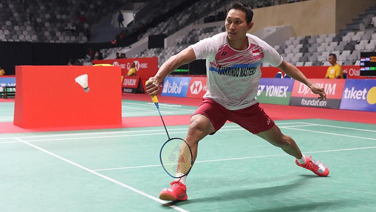 Sony Dwi Kuncoro di Indonesia Masters 2018. Copyright: Humas PBSI