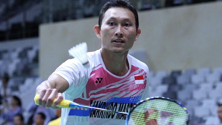 Sony Dwi Kuncoro di Indonesia Masters 2018.