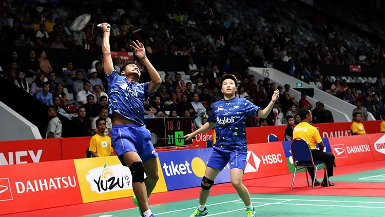 Tontowi Ahmad/Liliyana Natsir di Indonesia Masters 2018. Copyright: Humas PBSI