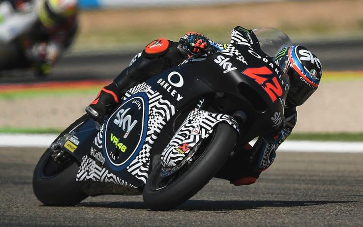 Bagnaia menunggangi motor tim Sky Racing VR46 di Moto2 Copyright: INTERNET