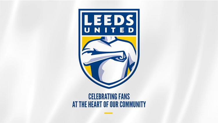 Calon logo baru Leeds United yang dikritik keras oleh fans sendiri. Copyright: Skysports