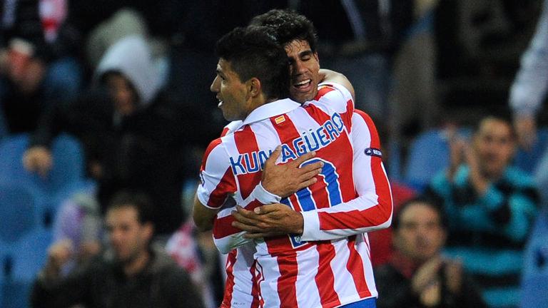 Sergio Aguero dan Diego Costa, saat membela Atletico Madrid Copyright: INTERNET