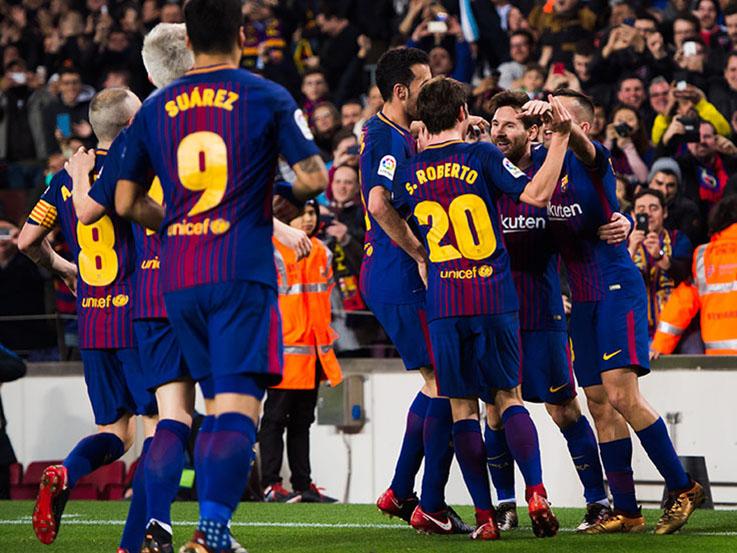Barcelona vs Espanyol Copyright: INDOSPORT