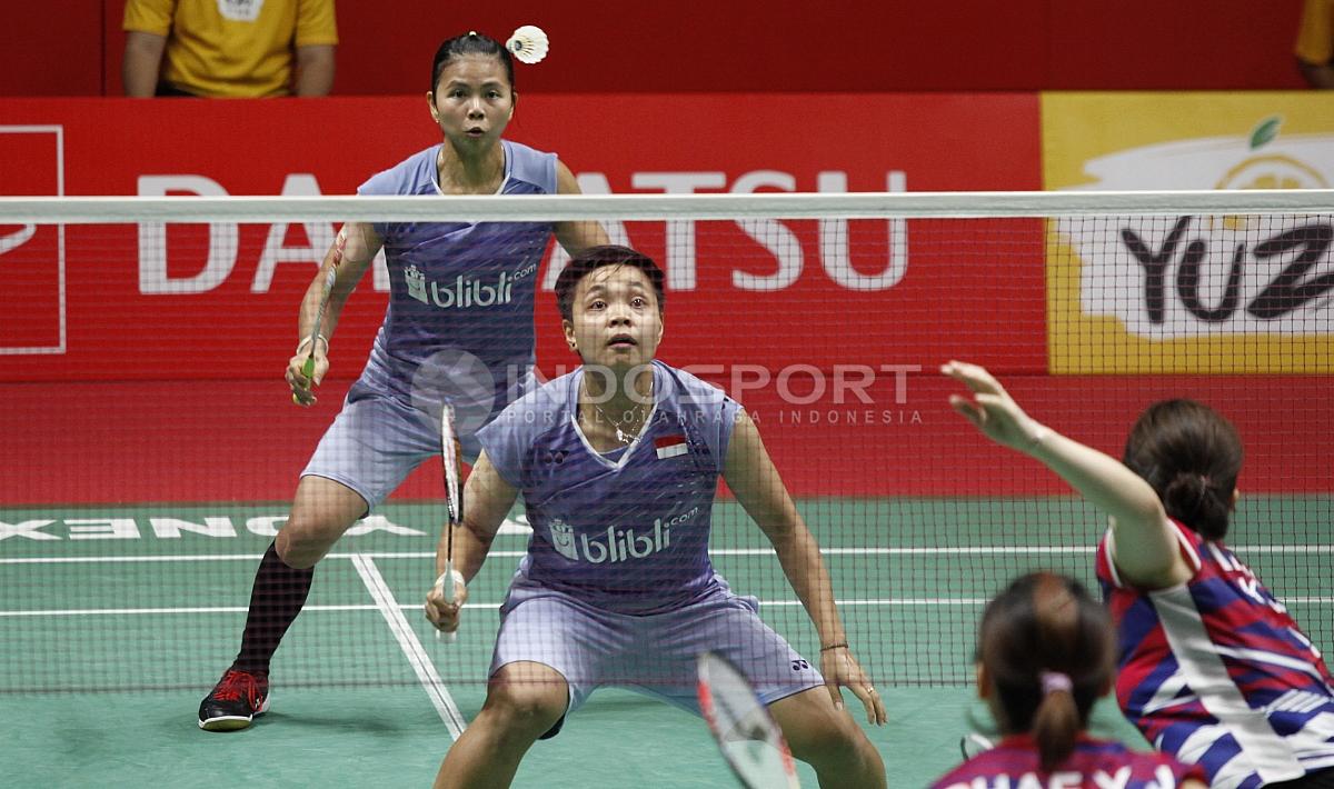 Greysia Polii/Apriani Rahayu vs Chae Yoo Jung/Hye Rin Kim Copyright: Herry Ibrahim/Indosport.com