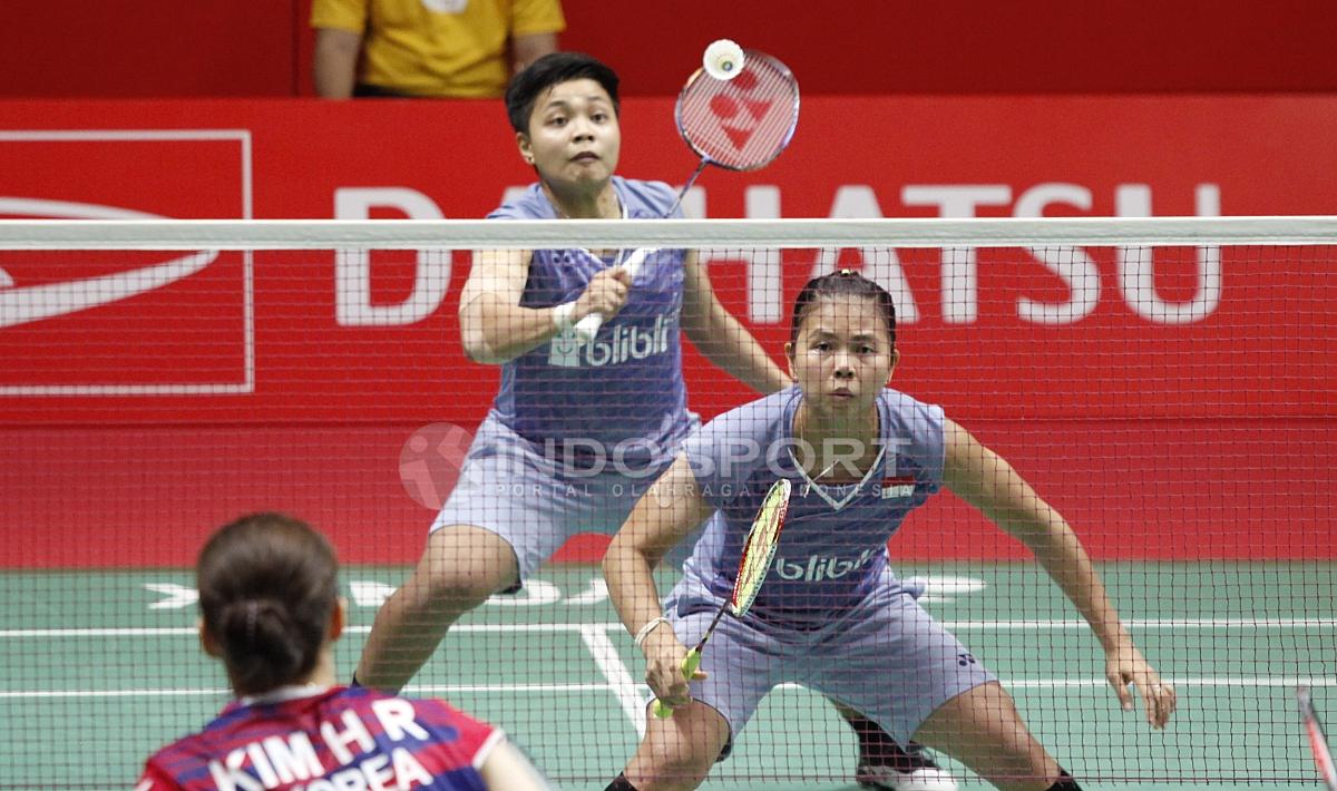 Greysia Polii/Apriani Rahayu vs Chae Yoo Jung/Hye Rin Kim Copyright: Herry Ibrahim/Indosport.com