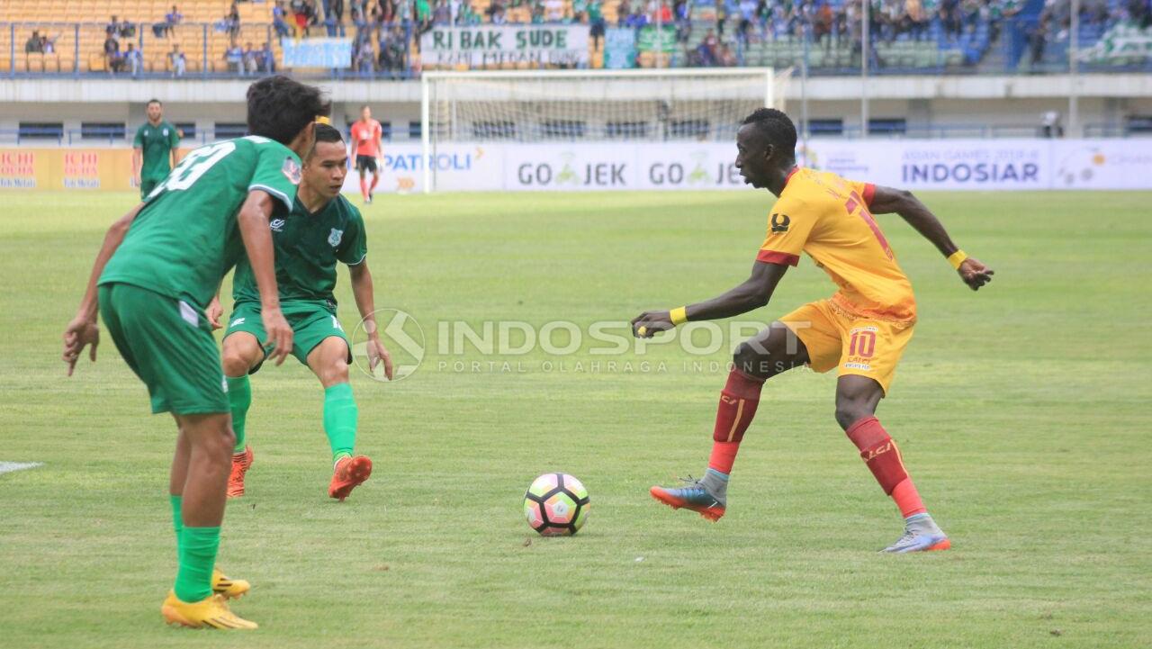 PSMS Medan vs Sriwijaya FC Copyright: Arif Rahman/Indosport.com