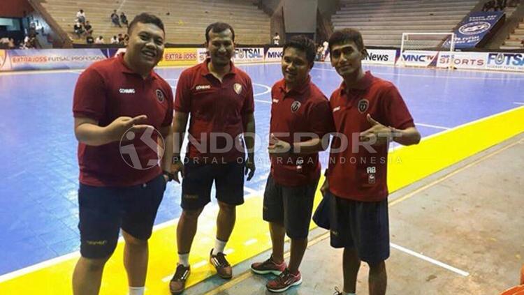 Staff Pelatih Muara Enim United di Pro Futsal League 2018 Copyright: Aris Pratama