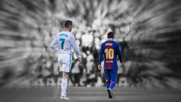 Cristiano Ronaldo dan Lionel Messi. - INDOSPORT