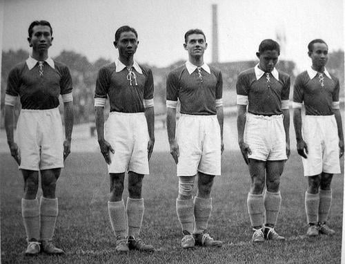 Skuat Timnas Hindia Belanda di Piala Dunia 1938. Copyright: Internet