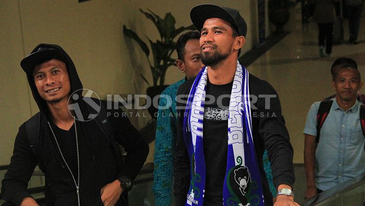 Para pemain Persiba Balikpapan. Copyright: Teddy Rumengan/INDOSPORT