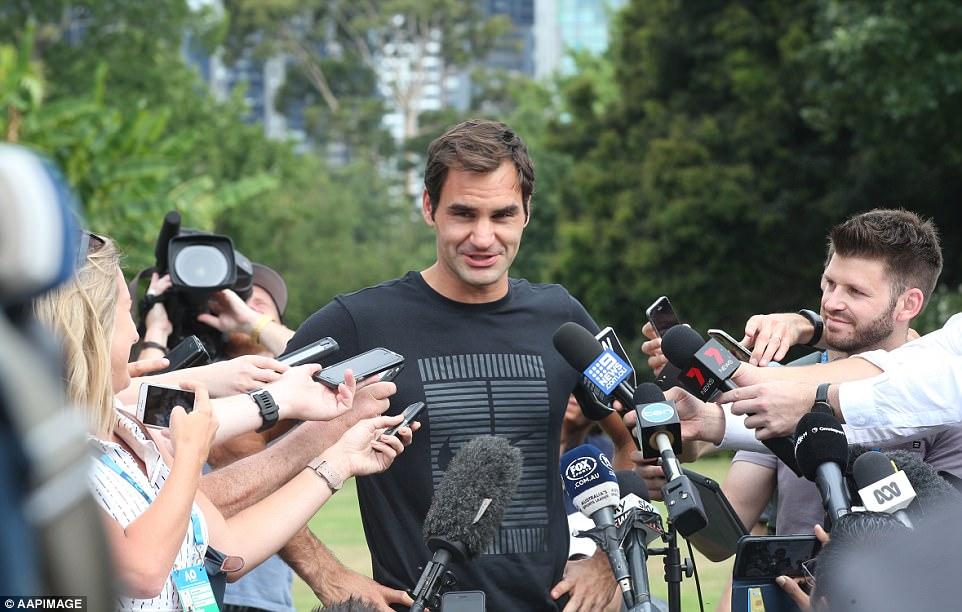 Roger Federer Copyright: DailyMail