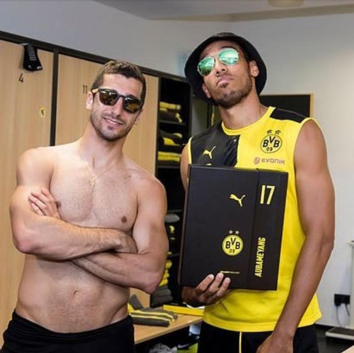 Mkhitaryan dan Aubameyang Copyright: instagram